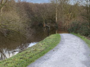 Rotbach bei Hochwasser