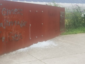 Vandalismus Lohberg Corso Juli 2021