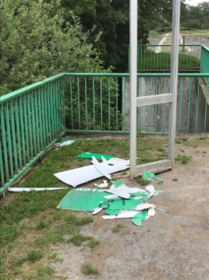 Vandalismus am Rotbachsee am Wochenende 20./21. Juni 2020