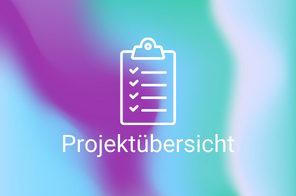 Motiv Checkliste mit dem Text Projektübersicht darunter